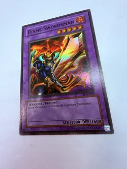 Yugioh Flame Swordsman LOB-003 The Legend of Blue Eyes White Dragon - Image 4