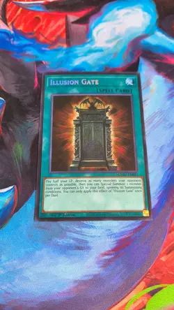 MZMU-EN023 Illusion Gate Secret Rare 1st Edition YuGiOh NM - Image 1