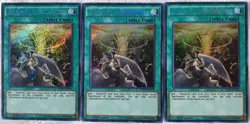 Yugioh 3x Banishment of the Darklords DESO-EN034 Secret Rare 1st Ed NM Playset - Image 1