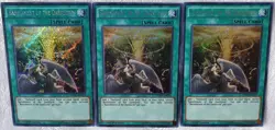 Yugioh 3x Banishment of the Darklords DESO-EN034 Secret Rare 1st Ed NM Playset - Image 3