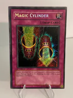 Yugioh - Magic Cylinder - LON-104 - 1st Edition Secret Rare - MP - Image 1