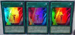 Yugioh 3x Accellight ZTIN-EN016 Ultra Rare 1st Edition NM Mega Tins Playset - Image 3