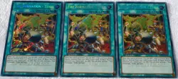 Yugioh 3x Fire Formation - Tenki SBCB-EN057 Secret Rare 1st Ed NM Playset Speed - Image 3