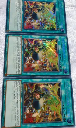 Yugioh 3x Fire Formation - Tenki SBCB-EN057 Secret Rare 1st Ed NM Playset Speed - Image 5