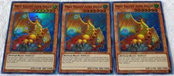 Yugioh 3x Most Valley Apex Avian SHVA-EN045 Super Rare 1st Ed Near Mint Playset - Image 2