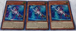 Yugioh 3x Windwitch - Ice Bell SHVA-EN046 Secret Rare 1st Ed Near Mint Playset - Image 3