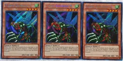 Yugioh 3x Flying Kamakiri #1 LCYW-EN238 Secret Rare 1st Edition NM Playset - Image 1