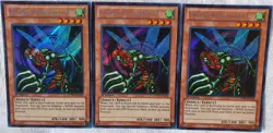 Yugioh 3x Flying Kamakiri #1 LCYW-EN238 Secret Rare 1st Edition NM Playset - Image 2