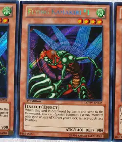 Yugioh 3x Flying Kamakiri #1 LCYW-EN238 Secret Rare 1st Edition NM Playset - Image 5