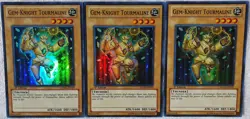 Yugioh 3x Gem-Knight Tourmaline HA05-EN003 Super Rare 1st Edition NM Playset - Image 1