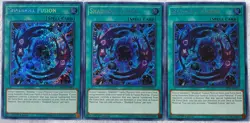 Yugioh 3x Shaddoll Fusion SHVA-EN057 Secret Rare 1st Edition Near Mint Playset - Image 1