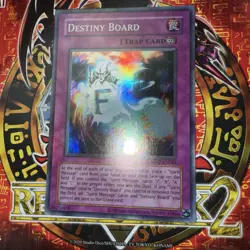 Destiny Board RP02-EN045 Super Rare Yugioh card Reprint - Image 1
