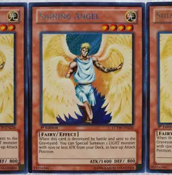 Yugioh 3x Shining Angel LCYW-EN236 Secret Rare 1st Edition Near Mint Playset - Image 5