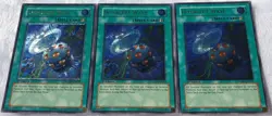 Yugioh 3x Intercept Wave TSHD-EN050 Ultimate Rare 1st Edition Near Mint Playset - Image 2