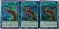 Yugioh 3x Time Stream BLAR-EN012 Secret Rare 1st Edition Near Mint Playset - Image 1