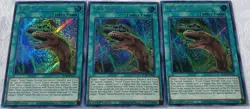 Yugioh 3x Time Stream BLAR-EN012 Secret Rare 1st Edition Near Mint Playset - Image 2
