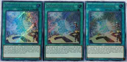 Yugioh 3x Dragonic Diagram MP18-EN015 Secret Rare 1st Edition Near Mint Playset - Image 1