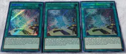 Yugioh 3x Dragonic Diagram MP18-EN015 Secret Rare 1st Edition Near Mint Playset - Image 3