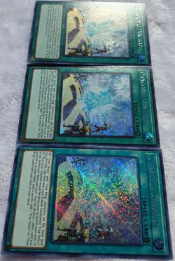 Yugioh 3x Dragonic Diagram MP18-EN015 Secret Rare 1st Edition Near Mint Playset - Image 4