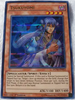 Yugioh 1x Tsukuyomi DUSA-EN052 Ultra Rare 1st Edition Near Mint - Image 3