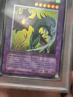 PSA 10 Elemental Hero Flame Wingman TLM-EN035 Ultimate Rare 1st Edition Yugioh - Image 4