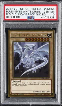 2017 1ST ED #ENG55 BLUE-EYES WHITE DRAGON PSA 10 - Image 1
