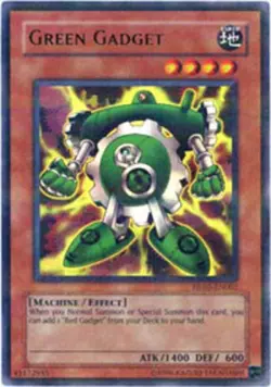 Yugioh! LP Green Gadget - HL05-EN002 - Parallel Rare - Promo Edition Lightly Pla - Image 1