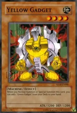 Yugioh! Yellow Gadget - HL07-EN006 - Parallel Rare - Limited Edition Moderately - Image 1