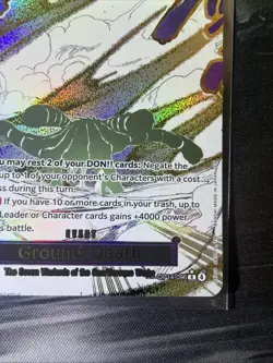OP14-096 Ground Death Alt Art R Event Manga One Piece TCG English Card - Image 4