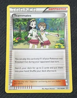 Teammates 141/160 Uncommon XY Primal Clash 2015 - Pokemon Card TCG (NM) - Image 1