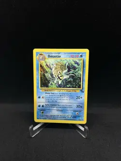 Omastar - 40/62 - Uncommon - Fossil Set - Pokemon Card - MP - Image 1