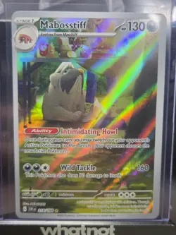 Mabosstiff 218/198 SV01: Scarlet & Violet Base Set Holo - Illustration Rare - Image 2