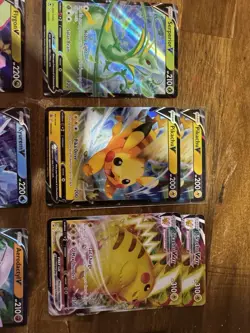💥Lot Of 53 Pokemon Cards - 5 Charizards, 9 Pikachu, Mew/Mewtwo - Gold Holo - Image 5