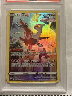 2023 POKEMON SWORD & SHIELD CROWN ZENITH #GG20 FULL ART/LATIAS PSA 9 - Image 3