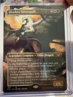 Shadrix Silverquill (Borderless) Strixhaven: School of Mages - Variants - Image 1
