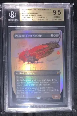 Phoenix Fleet Airship Borderless Foil BGS 9.5 Graded Avatar MTG - Image 1