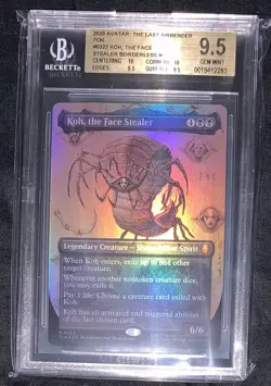 Koh, the Face Stealer Borderless Foil BGS 9.5 Graded Avatar MTG - Image 1