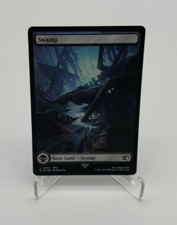 Magic The Gathering Trading Card TCG MTG Final Fantasy Foil Swamp 0302 - Image 1