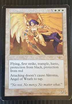MTG Magic the Gathering Akroma, Angel of Wrath (1/145) Legions MP - Image 1