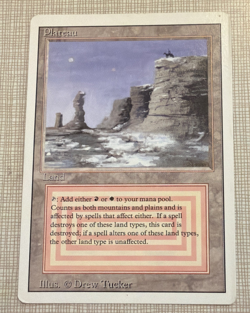 MTG Revised Plateau Magic: The Gathering Rare LP - Image 1