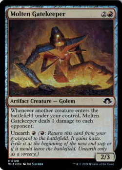 Molten Gatekeeper Foil Modern Horizons 3 128 NM MTG - Image 1