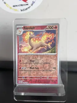 Pokemon TCG Rapidash 078/165 Scarlet & Violet-151 Reverse Holo Uncommon - Image 1