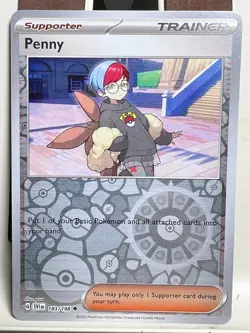 Pokemon TCG Penny Scarlet & Violet Base Set 183/198 Reverse Holo - Image 1
