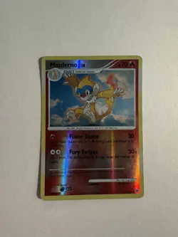 2007 Pokemon TCG Monferno 56/130 Reverse Holo Diamond and Pearl - Image 1