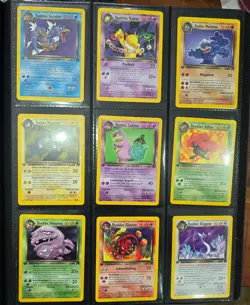 Pokemon Team Rocket Set 1 Edition Komplett Master Set 1st 83/82 Sammlung - Image 5