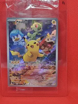 Pikachu SVP EN 027 Black Star Promo Scarlet & Violet Pokemon 151 Card Sealed (A) - Image 1