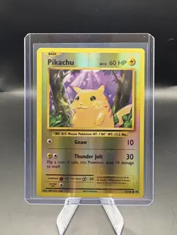 2016 Pokemon TCG XY Evolutions Pikachu 35/108 Reverse Holo - Image 1