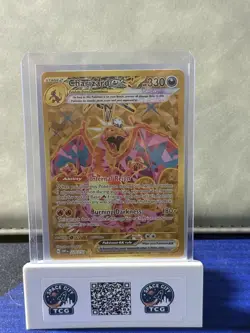 Charizard EX 228/197 Obsidian Flames Full Art Gold Hyper Rare Pokemon Card - Image 1