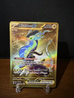 Miraidon ex Pokemon Scarlet & Violet Base Set 253/198 Full Art Hyper Rare NM - Image 1