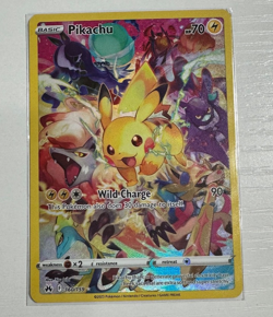 Pokemon Pikachu TCG Crown Zenith Holo Full Art Secret Rare 160/159 - Image 1